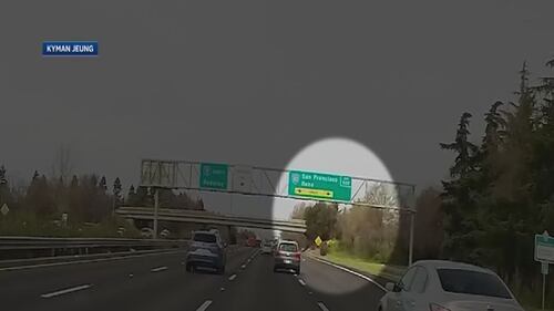 Photos: Driver crashes off overpass and into interstate median in Photos: Driver crashes off overpass and into interstate median in