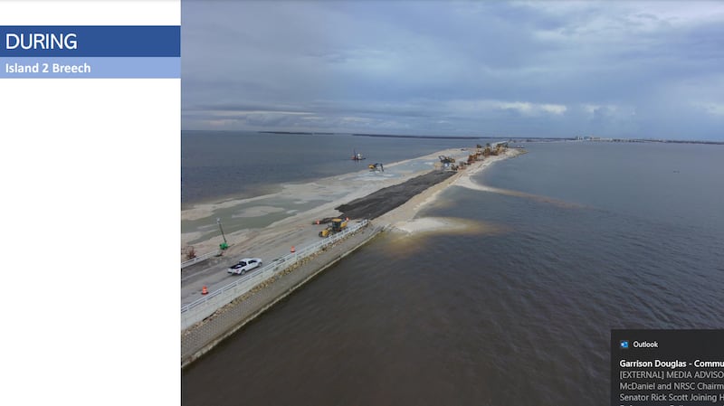 The causeway washed out by Hurricane Ian that links Sanibel Island to the Florida mainland reopened with temporary repairs on Wednesday, Gov. Ron DeSantis announced.