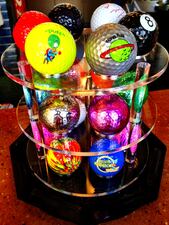If you are looking to up your game try one of these super fun golf balls. Just remember not to use them on the 18th hole.