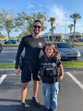 OPD makes a stop while on patrol for a daughter who dreams of becoming a police officer.
