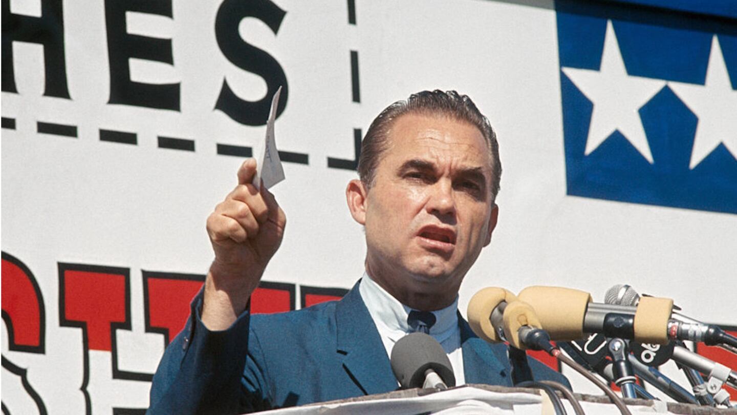 George Wallace carried several Southern states in 1968.