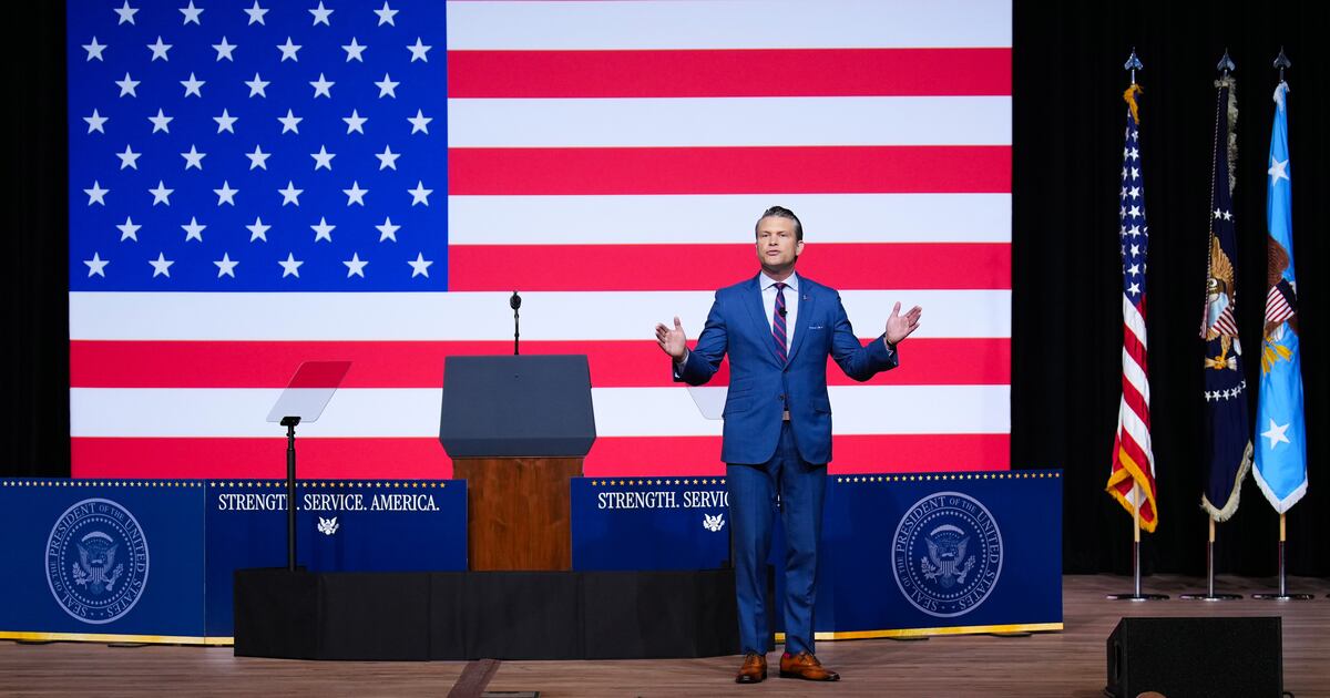 Hegseth declares an end to 'politically correct' leadership in the US military