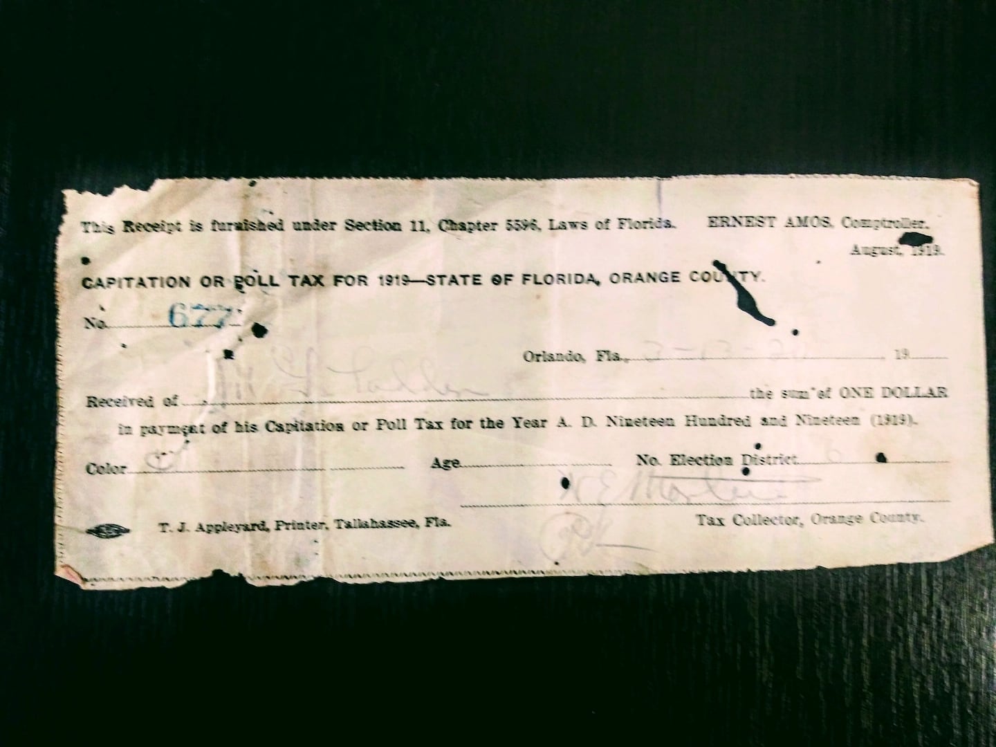 Poll taxes were required to vote in some states until 1965. They were used as a hindrance to keep Black people from voting as part of Jim Crow laws after the right to vote was extended to all races under the 15th Amendment.