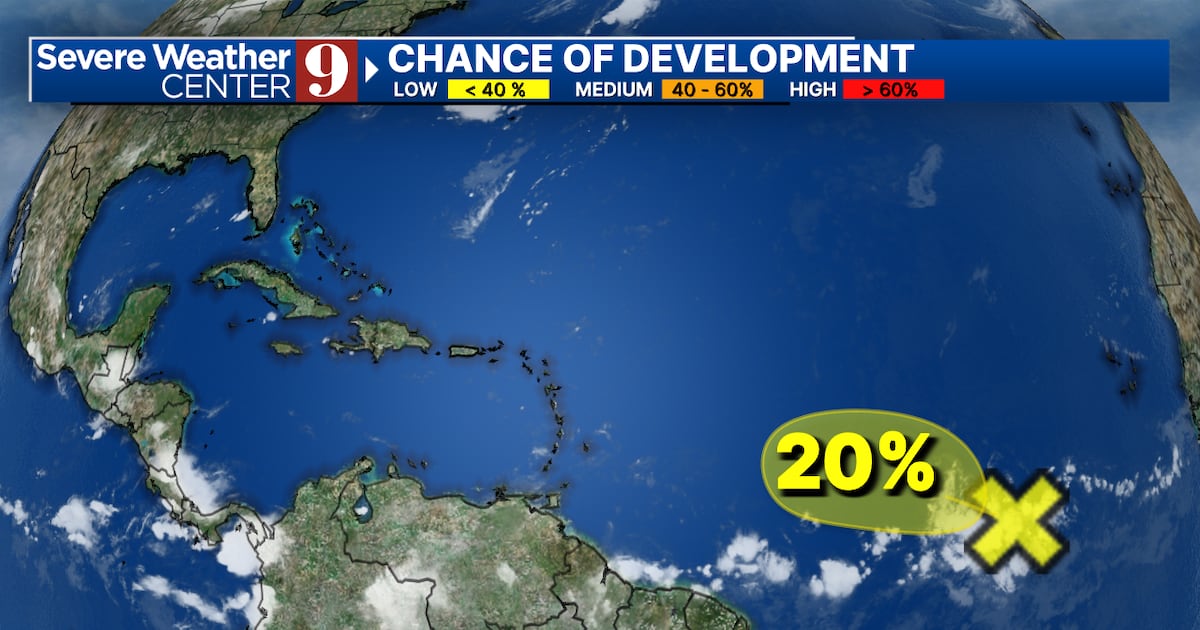 Wave in Atlantic monitored for potential development into the season’s next tropical system