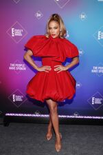 In this image released on November 15, Jennifer Lopez, People’s Icon of 2020, attends the 2020 E! People's Choice Awards held at the Barker Hangar in Santa Monica, California, and on broadcast on Sunday, November 15, 2020.