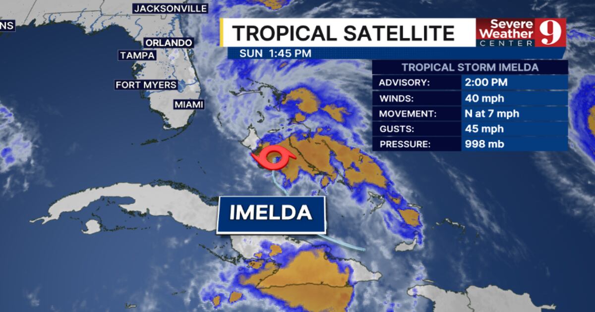 Tropical Storm Imelda Forms In The Atlantic