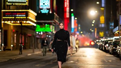 2021: Ashley Graham walks the runway at the Michael Kors Fashion Show at the Booth Theater in Midtown on April 8, 2021, in New York City.