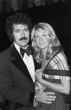 In this October 1976 file photo, Canadian game show host Alex Trebek stands with his wife, Elaine, at the annual Thalian Ball, California.