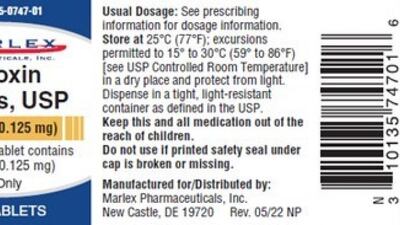 Two lots of Digoxin were mislabeled, leading to a recall. Digoxin is used for the treatment of mild to moderate heart failure in children and adults.