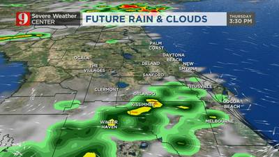 Thursday forecast: hot, muggy with a chance of afternoon showers