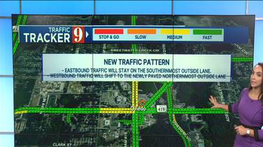 Oviedo drivers will see a temporary traffic shift at this intersection