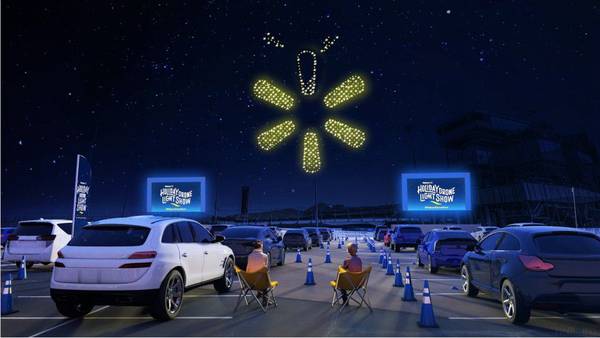 Walmart announces holiday drone show