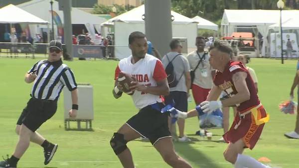 VIDEO: Team Florida flag football team clutches win as Special Olympics USA Games wind down