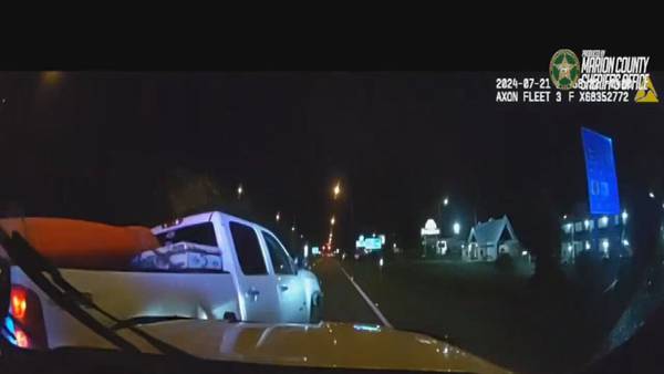 Deputies use PIT maneuver to stop suspected drunk driver on I-75 in Marion County