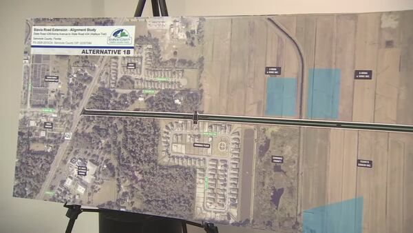 Seminole County residents speak out about plan to extend Slavia Road