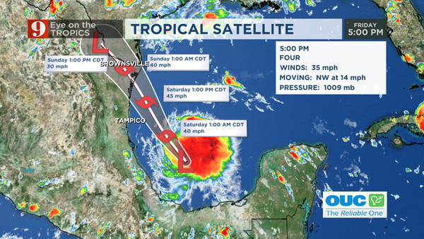 Season’s fourth tropical storm brewing, poised to become Danielle this weekend