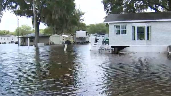 Central Florida RV park underwater after severe flooding, county says it’s not their responsibility