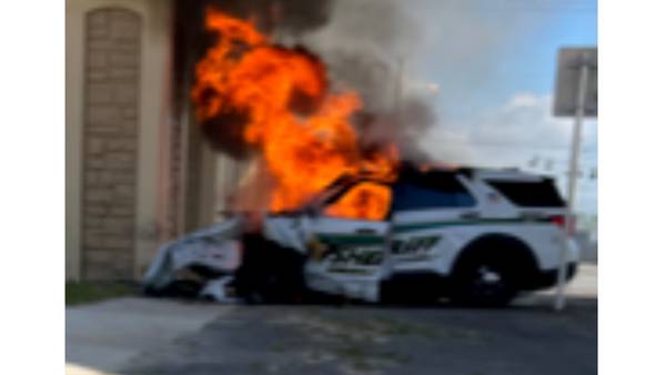 Seminole County deputy pulled from vehicle fire following crash, troopers say