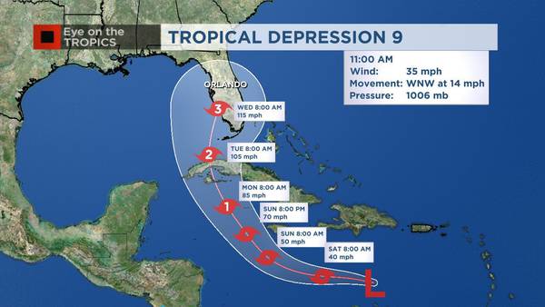Tom Terry tracks Tropical Depression 9: In-depth report