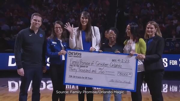 “An incredible gift”: Local non-profit fighting homelessness gets $30K donation from Orlando Magic