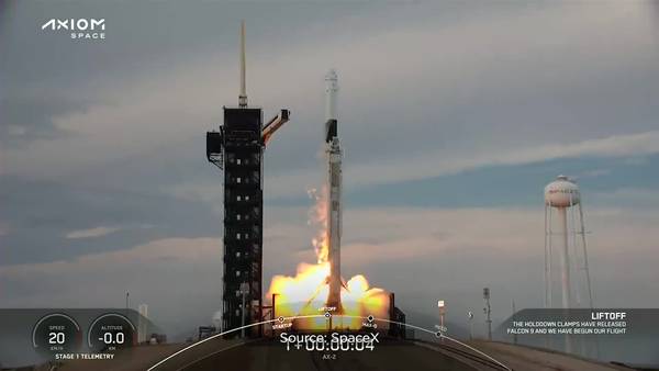 WATCH: Axiom Mission 2: 4 astronauts successfully head to space