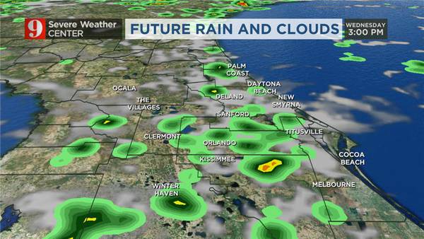 Hot and stormy Wednesday in Central Florida