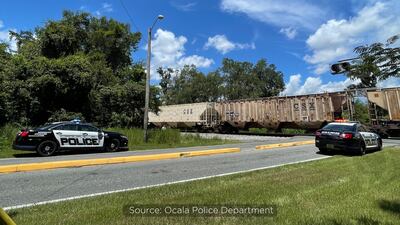 Man hit, killed by train in Ocala
