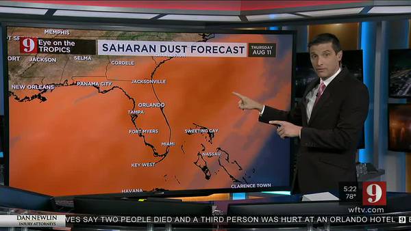 WATCH: Saharan dust: How and when it will impact the weather in Central Florida