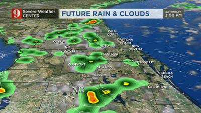 VIDEO: Hot temperatures and scattered showers continue Saturday